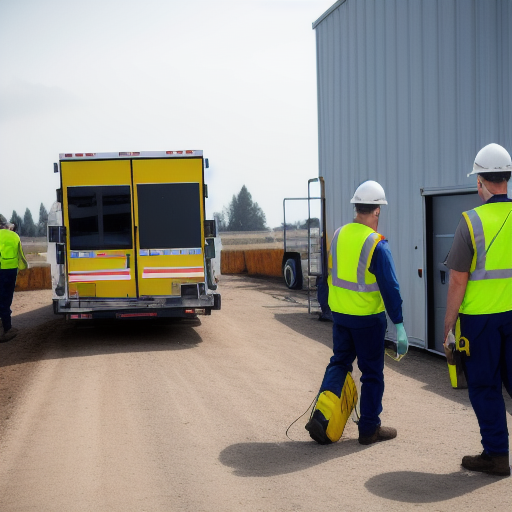 Mobile medical diagnostics at a jobsite